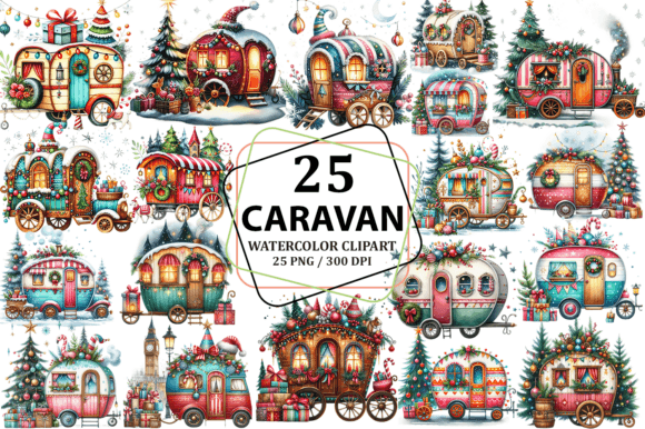 Christmas Caravan Clipart Sublimation: A Designer's Review