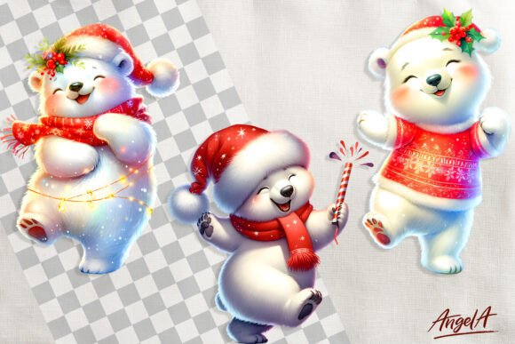 Christmas Clipart, Polar Bear Clipart Review