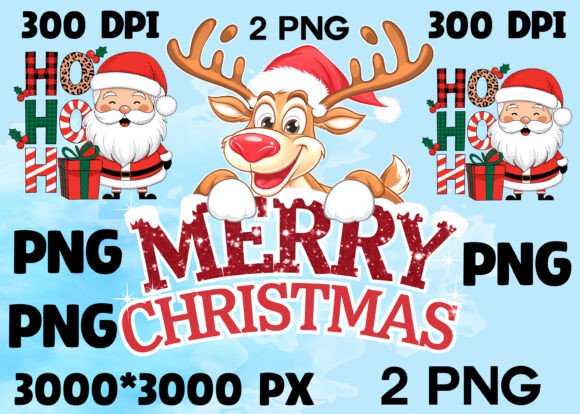 Christmas Merry Christmas Santa 2 PNG Review