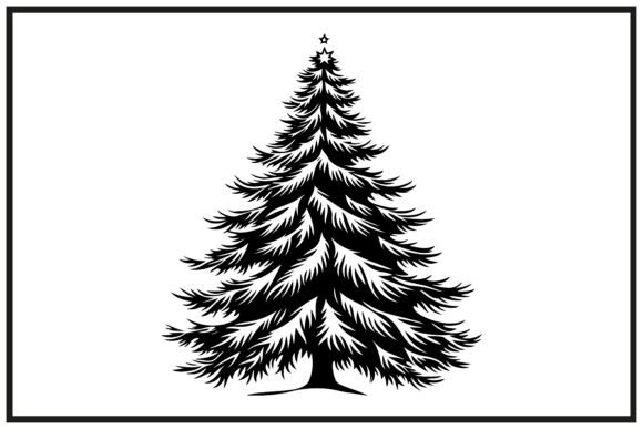 Christmas Winter Tree Silhouette Review for Illustrations