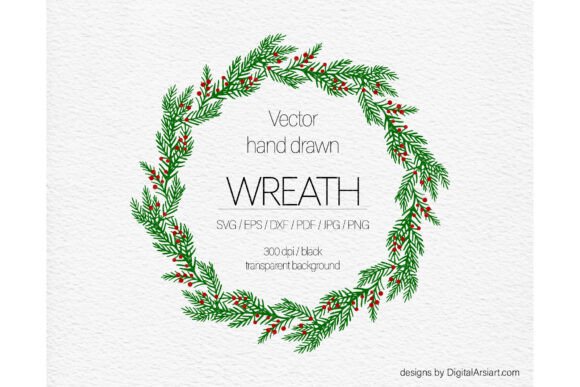 Christmas Wreath Svg Winter Branches Review for Digital Sellers