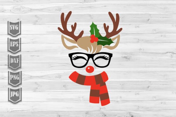 Cute Reindeer Christmas: A Review of Illustrations for Editorial Design