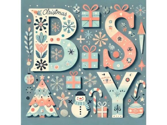 Pastel Christmas Letters with Soft Hues: A Designer’s Review for Small Business Branding