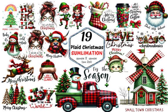 Plaid Christmas Sublimation Quotes: A Seller’s Review of This Festive Illustrations Asset