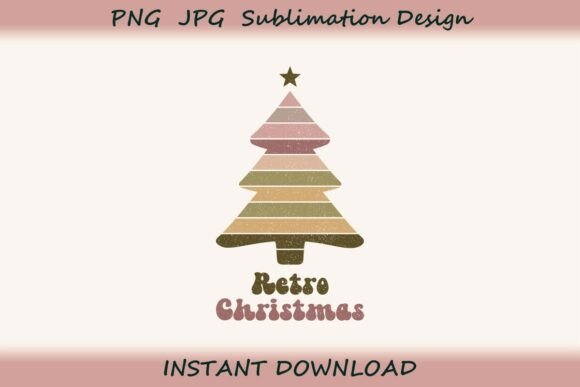 Retro Christmas Tree Illustrations: A Designer’s Review for Client Projects