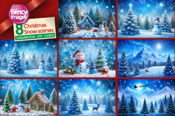 Review: Christmas Snow Scenes for Embroidery Projects