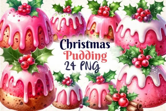 Reviewing Christmas Pudding ClipArt s PNG for Embroidery