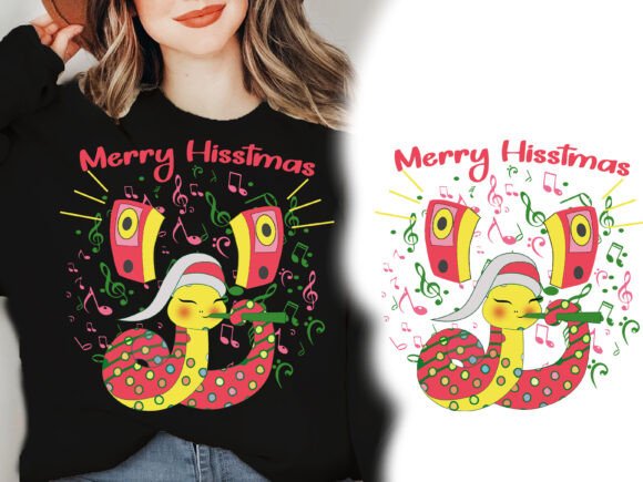 Snake Merry Hisstmas Christmas Illustrations Review