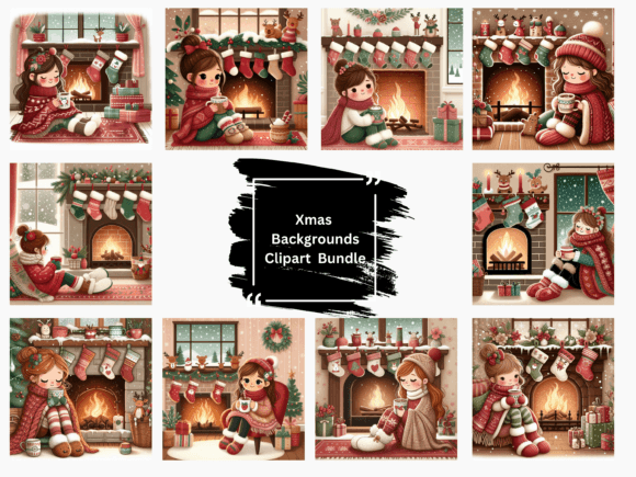 Whimsical Christmas Illustrations